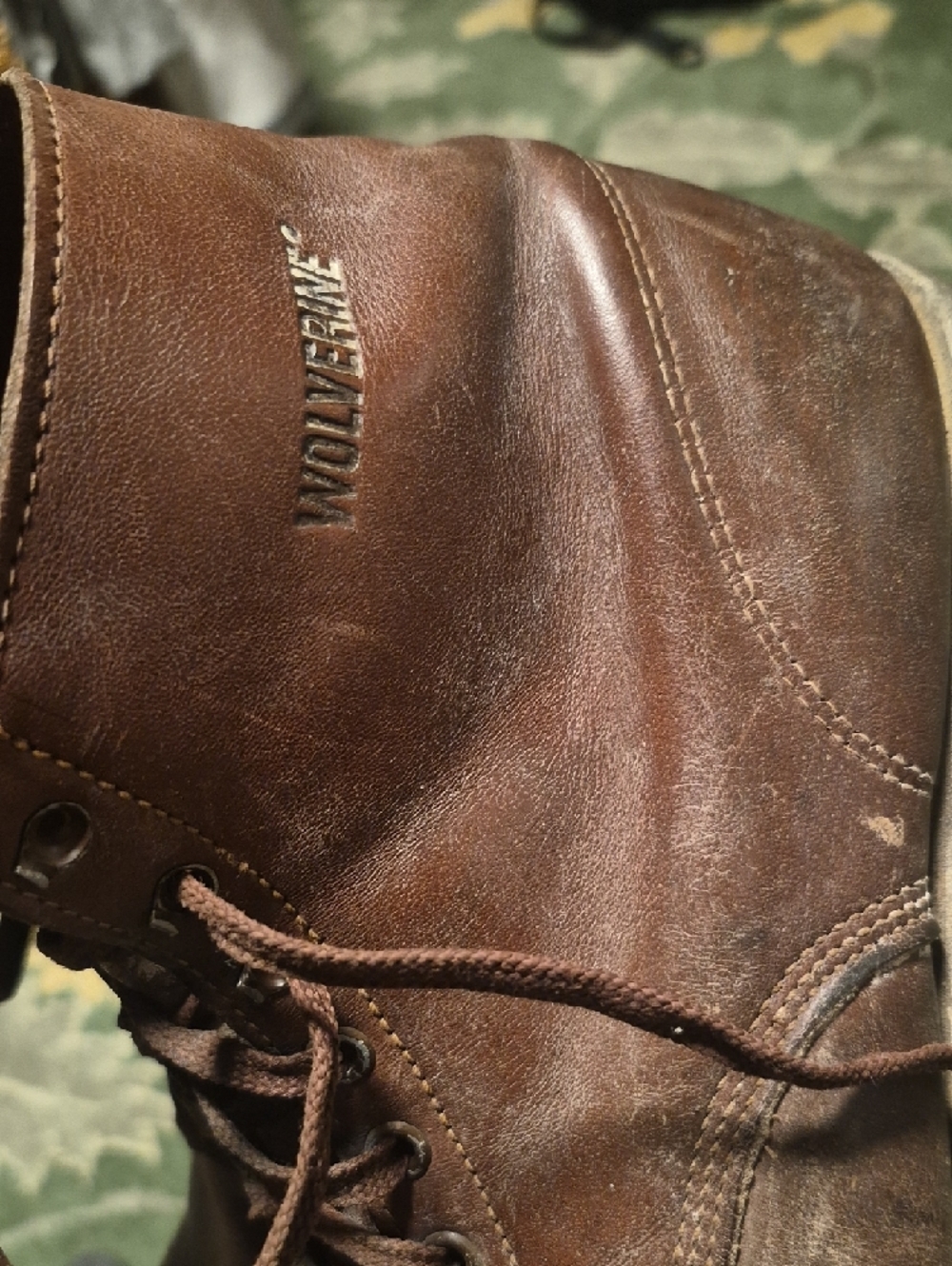 Wolverine Dark Brown Leather Chukka Boots - Picture 10 of 16